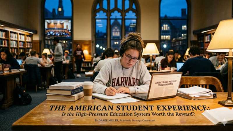 The American Student Experience: Is the High-Pressure Education System Worth the Reward?